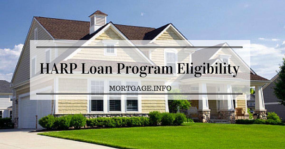 HARP Loan Program Eligibility
