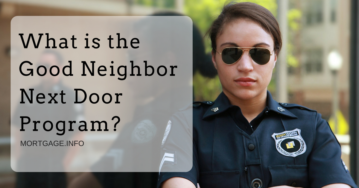 What is the Good Neighbor Next Door Program-