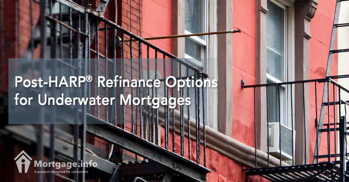 Post-HARP® Refinance Options for Underwater Mortgages