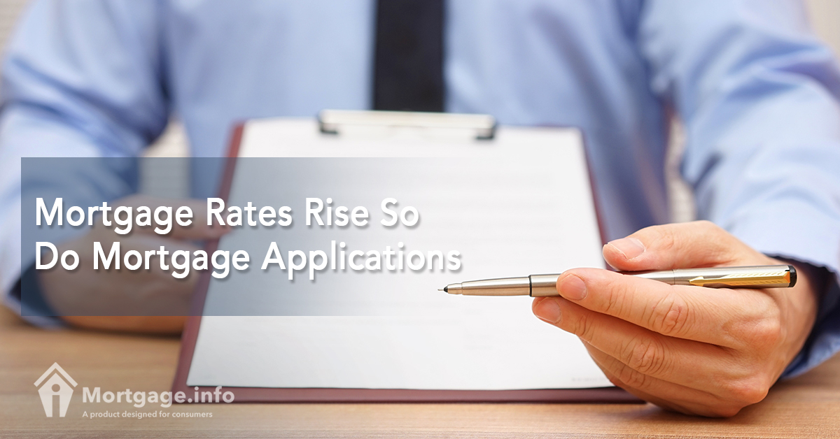 Mortgage Rates Rise So Do Mortgage Applications